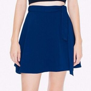 American Apparel Navy High Waisted Skirt Size XS/ Small